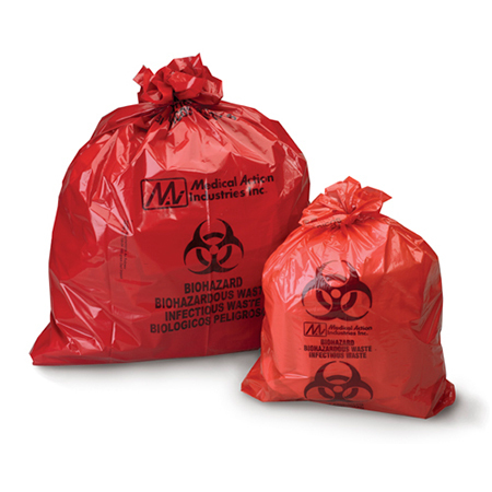 Red Biohazard Bags