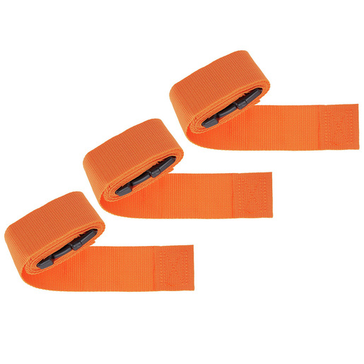 Stretcher Straps, 2 Piece, Plastic Side Release Buckle