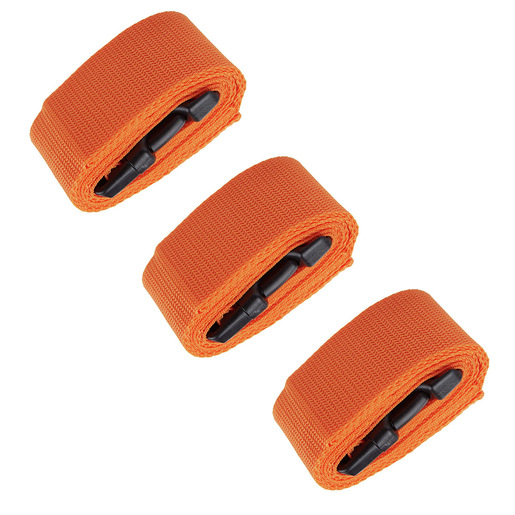 Stretcher Straps, 2 Piece, Plastic Side Release Buckle