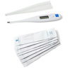 Dual Scale Digital Thermometer, Oral, White, 90 to 109.9°F (32 to 42.9°C) *Non-Returnable*