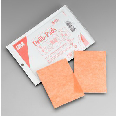 Defibrillation Pads, 4.5in L x 4.5in W, Adult