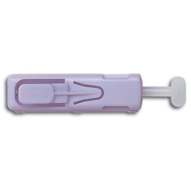 Unistik® 2 Comfort Fixed Depth Safety Lancet, Purple, 28ga x 1.88mm D