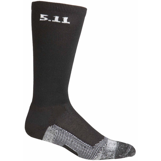 5.11® Men's Level I 9in Socks, Large, Black