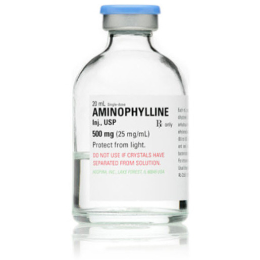 Aminophylline, 25mg/mL, 20mL Vial