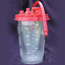 Suction Canister with red top, 1000cc