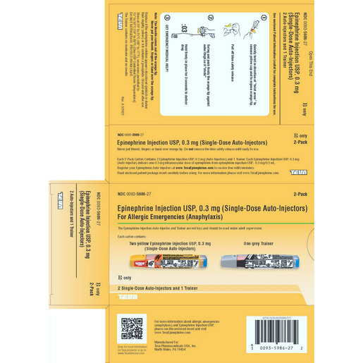 Epinephrine, 0.3mg Adult Auto-injector