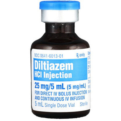 Diltiazem Hydrochloride, 5mg/mL, 5mL Vial