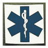 Star of Life Square Decal, 2in x 2in