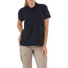 5.11® Women's Tactical® Jersey Short Sleeve Polo Shirt, Dark Navy, Large