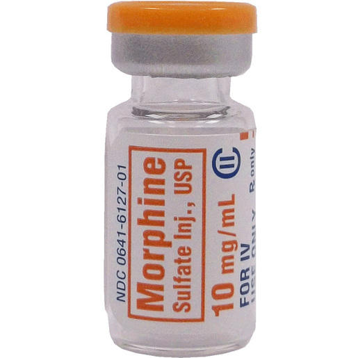 Morphine, 10mg/mL, 1mL Vial