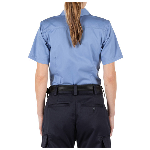 5.11® Women's Company Short Sleeve Shirts, Fire Med Blue