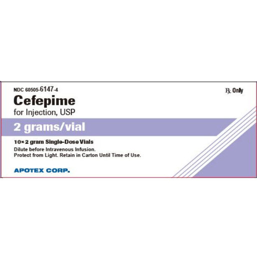 Cefepime, 2g Vial Bound Tree