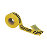 Nominal Polyethylene Barricade Caution Tape, Caution Caution Caution Printed, 300ft L x 3in W