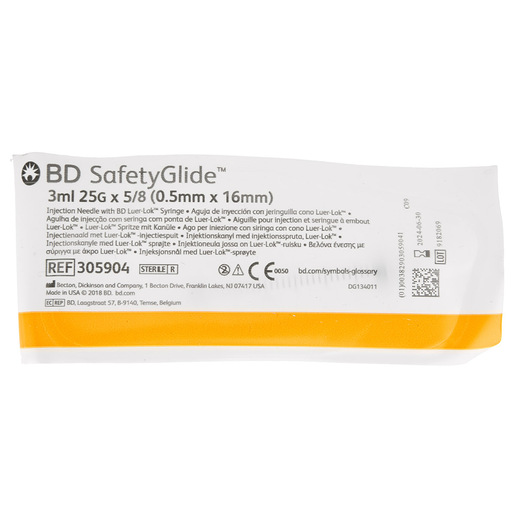 Safetyglide Needles w/Syringe