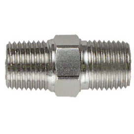 Hex Nipple, 1/8 NPT Male x 1/8 NPT Male