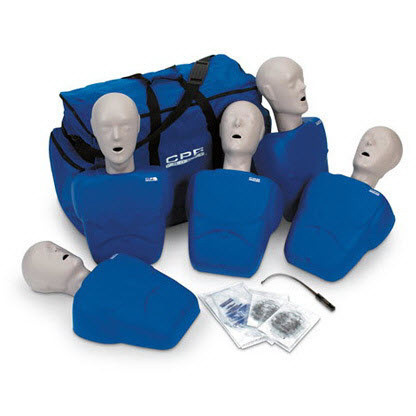 CPR Prompt® TPAK 100T Training and Practice Manikin, Blue, Adult/Child