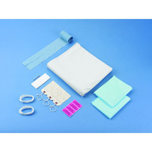 Post Mortem Kit with Heavy Duty Wraparound Zipper 90in L x 36in W, White