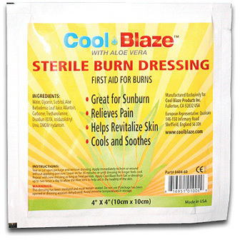 Cool Blaze Burn Dressing, 4in x 4in