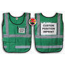 Window-Style Custom ICS Vest with Position Card, Green