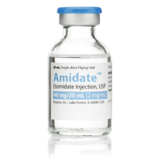 Amidate™ (Etomidate), 2mg/mL, 20mL Vial