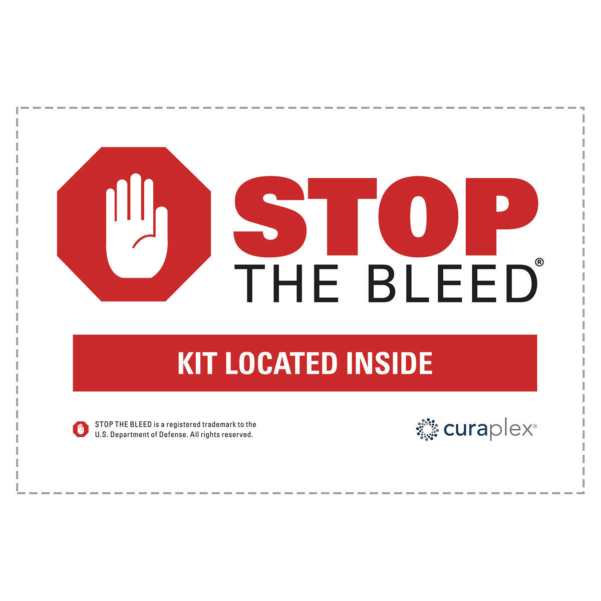 Curaplex® Stop the Bleed® Sticker Kit