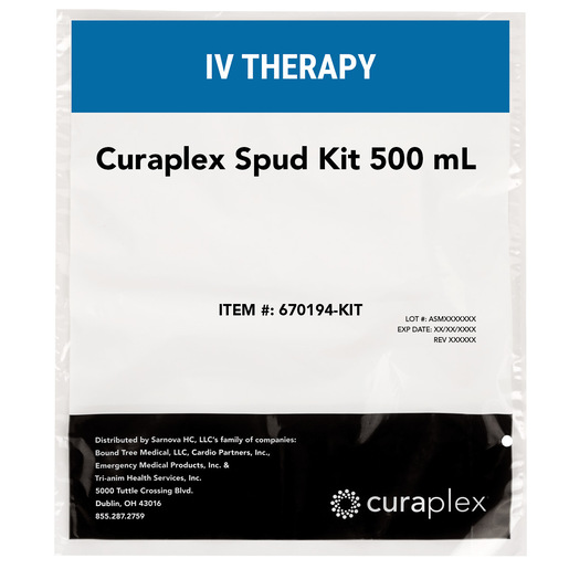 Curaplex® Spud Kit, 500mL