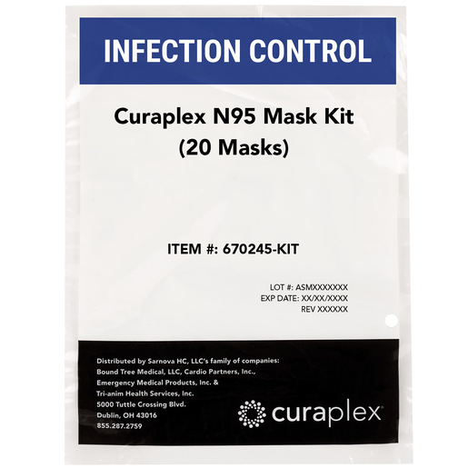 Curaplex N95 Mask Kit (20 Masks)