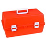 Flambeau First Aid Case, 15-5/8in L x 6-1/2in W x 7-3/4in D, Model 1872, Orange, Copolymer Resin