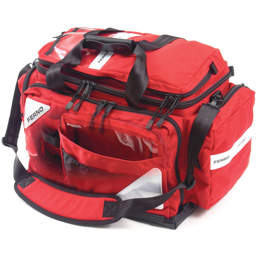 Professional Trauma Bag, 22in L x 12in W x 15in H, Red, DuPont® Cordura®