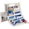 First Aid Kit Case, 9in x 8-3/8in x 2-1/2in, 10 Person, Plastic Case