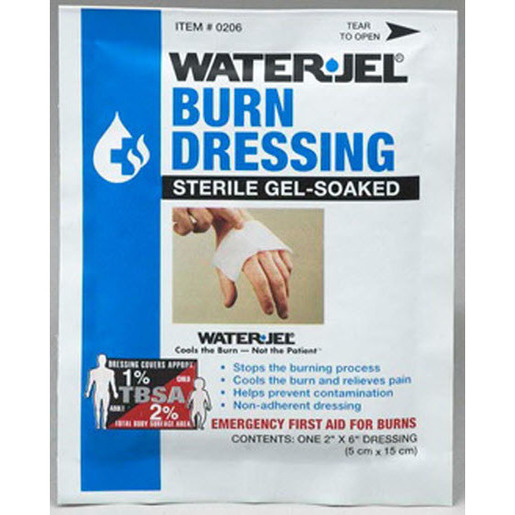 Water Jel Burn Dressings, 2in x 6in