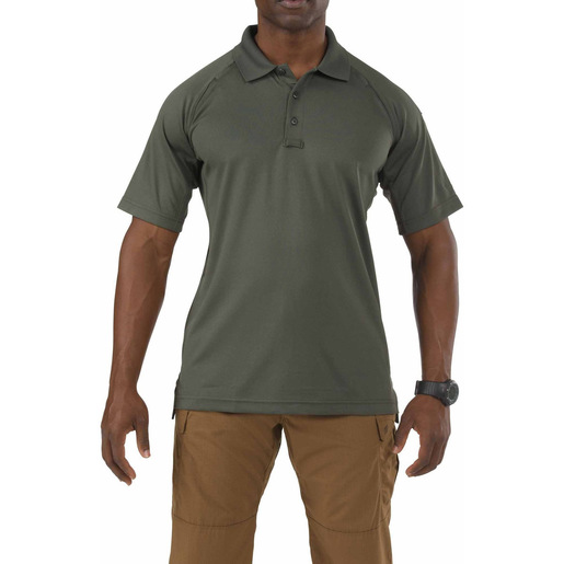 5.11® Men's Performance Short Sleeve Polo Shirts, TDU Green