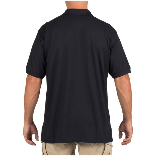 5.11® Men's Tactical Jersey Short Sleeve Polo Shirts, Dark Navy