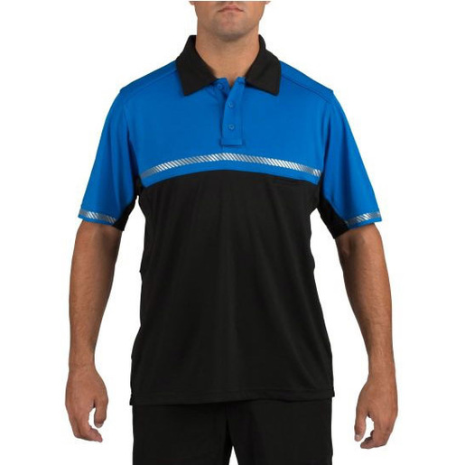 5.11® Bike Patrol Short Sleeve Polo Shirt, Royal Blue, Large