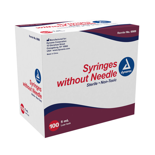 Dynarex Syringes without Needles