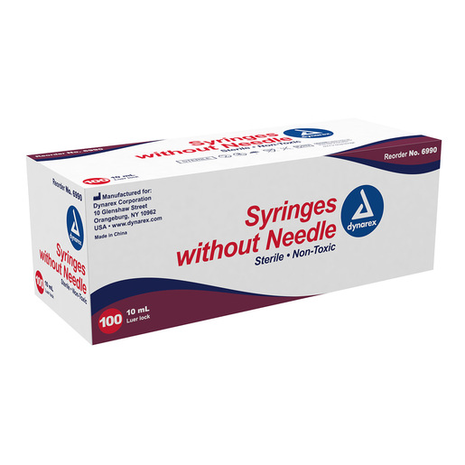 Dynarex Syringes without Needles