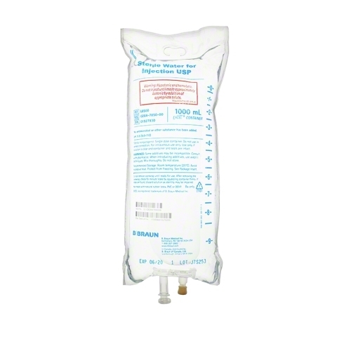 Sterile Water, 1000mL Bag