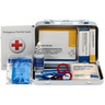 Vehicle First Aid Kit Case, 4-1/2in L x 7-1/2in W x 2-3/4in H, 10 Person, Weatherproof Steel Case