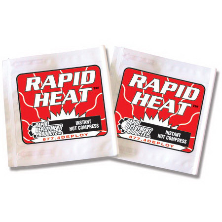 Rapid Heat™ Disposable Hot Packs, 11in x 5-1/2in