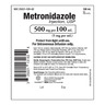 Metronidazole, 500mg/100mL Bag