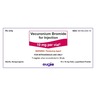 Vecuronium Bromide, 10mg, Vial