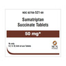 Sumatriptan Succinate Tablets, 50mg