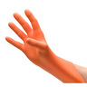 Curaplex® TritonGrip HV™ Exam Gloves, Extended Cuff, Orange Nitrile
