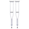 Standard Aluminum Push-Button Crutches, Adult Tall, 300lbs Capacity