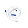 IV Administration Set, 10 Drop, (1) Needleless Y-Site, Integrated Needle-Free Valve Drip Chamber, 83in