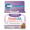 FeverAll® Acetaminophen, 120mg, 6 Rectal Suppositories