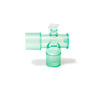 Fixed Elbow, 22mm ID x 7.6mm port x 22mm OD/15mm ID