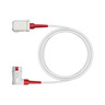Masimo® Red LNCS Series Patient Cable with Right Angle Connector, 25-pin, 4ft
