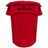 Crusader Round Heavy-Duty Trash Containers