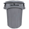 Crusader Round Heavy-Duty Trash Containers